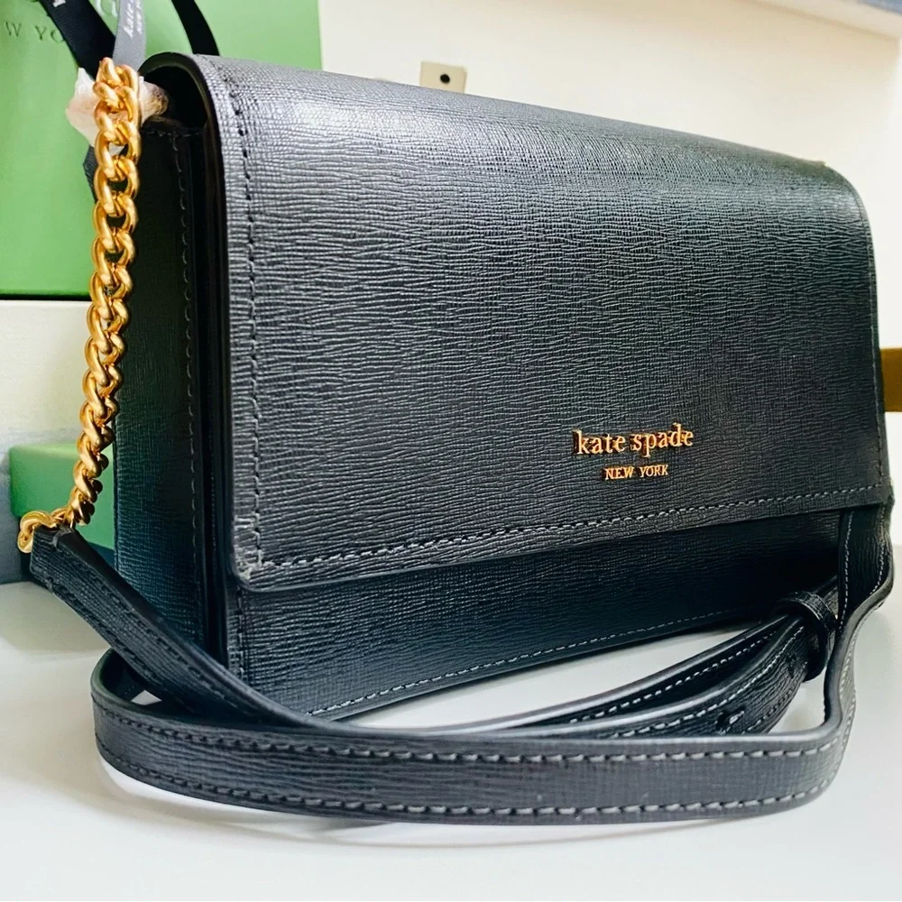 NWOT KATE SPADE New York Morgan Flap Chain Crossbody Bag Wallet - Picture 4 of 15